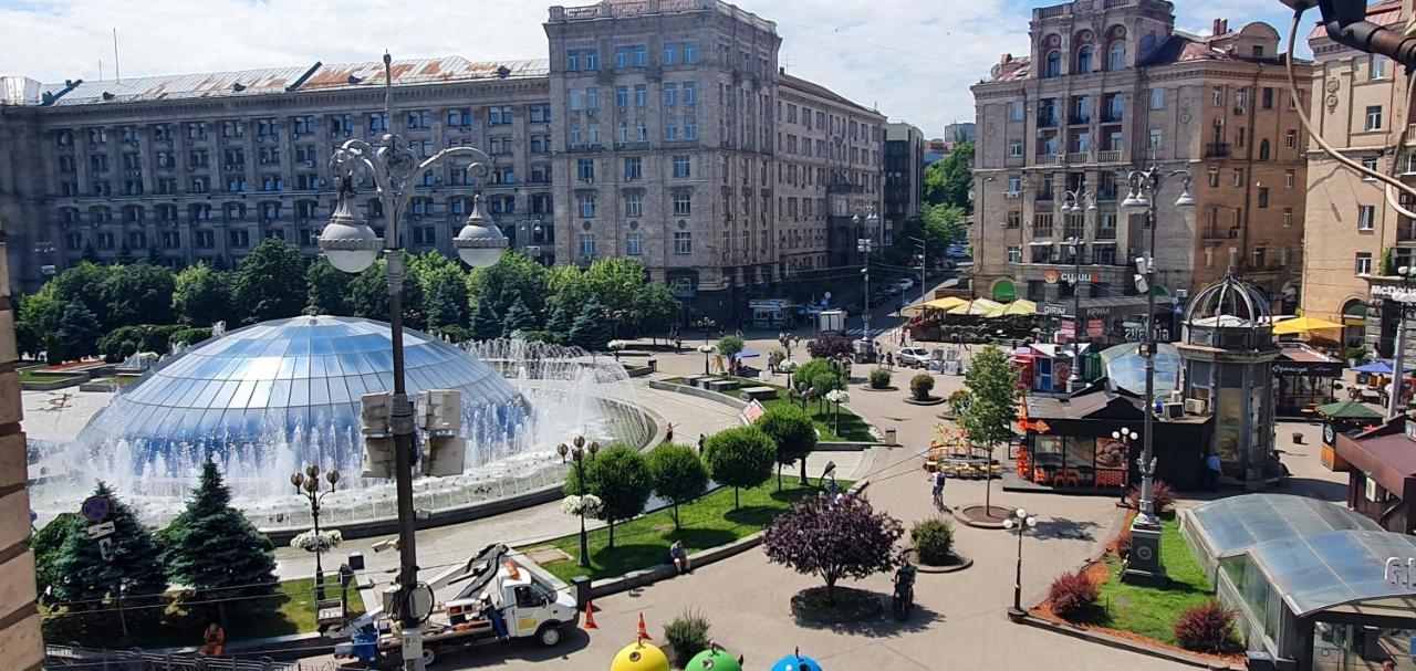 Home-Hotel Apartments On Maidan Nezalezhnosti Square Kiev Luaran gambar