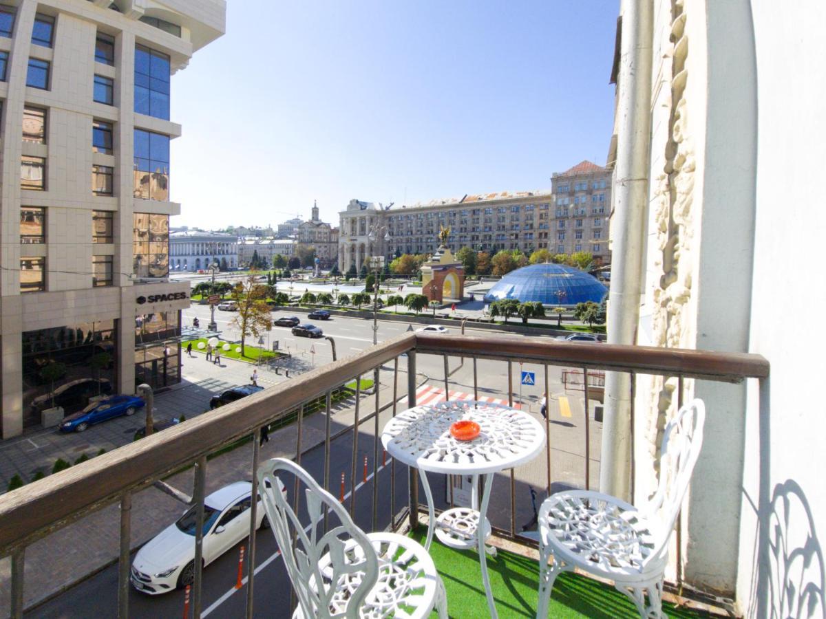 Home-Hotel Apartments On Maidan Nezalezhnosti Square Kiev Luaran gambar